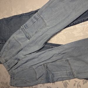 Light Blue Cargo Jeans